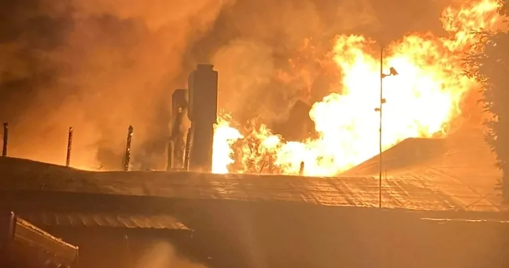 Pożar domu wielorodzinnego przy ul. Odlewniczej w Radomiu