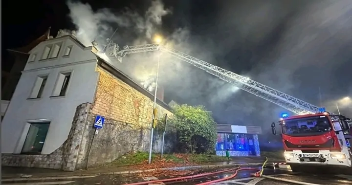 Pożar w miejscowości Nowogrodziec