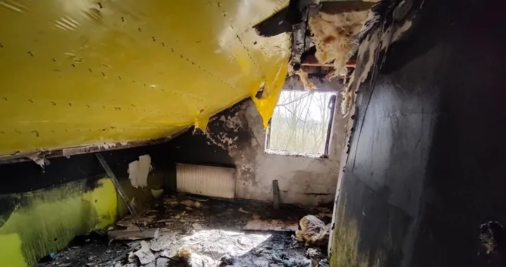 Pożar w miejscowości Drogosław