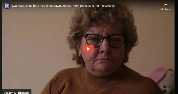 Oddałam synowi mieszkanie. Zostałam wyrzucona na bruk