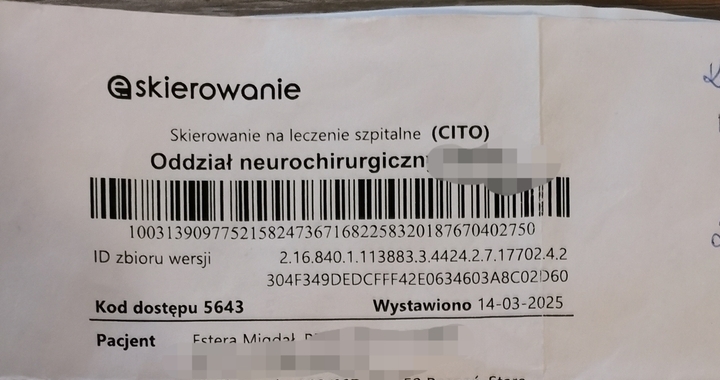 Zdjęcie osoby potrzbującej