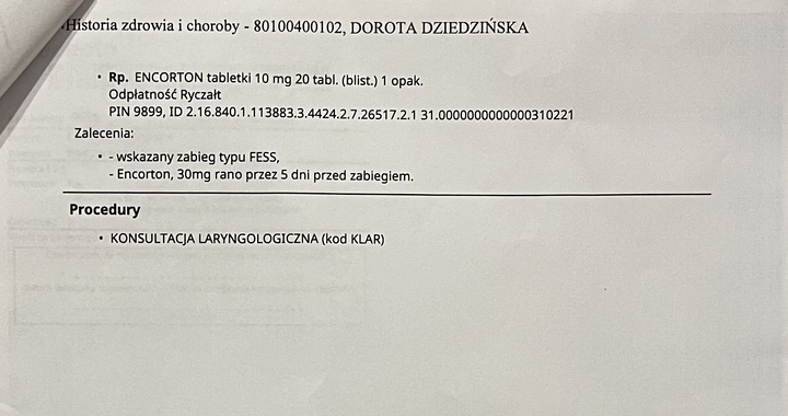 Zdjęcie osoby potrzbującej