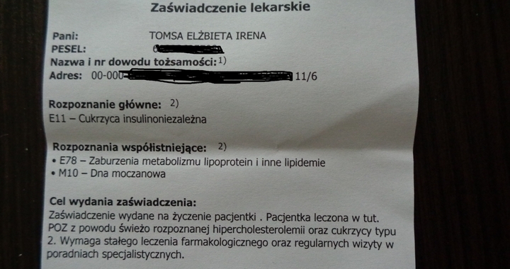 Zdjęcie osoby potrzbującej