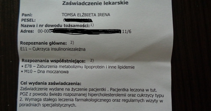 Zdjęcie osoby potrzbującej