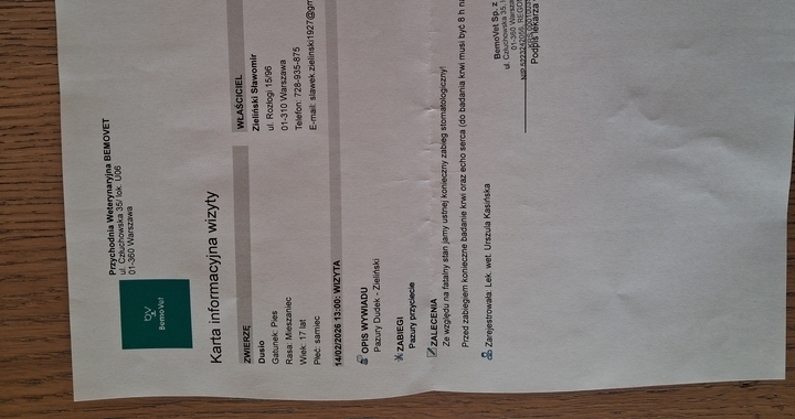 Zdjęcie osoby potrzbującej