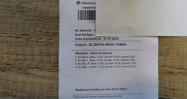 Zdjęcie osoby potrzbującej