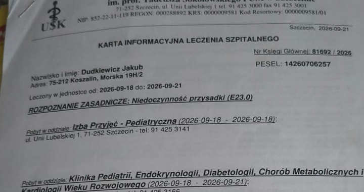 Zdjęcie osoby potrzbującej