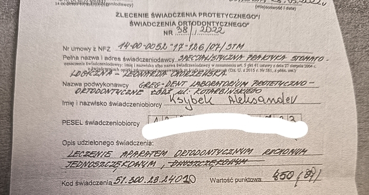 Zdjęcie osoby potrzbującej